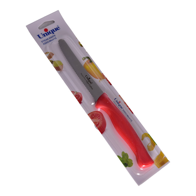 چاقو آشپزخانه یونیک مدل اره ای گرد کد 5515