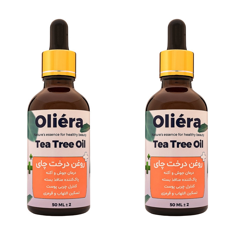 روغن درخت چای اُلیئرا مدل A حجم 100 میلی لیتر بسته 2 عددی