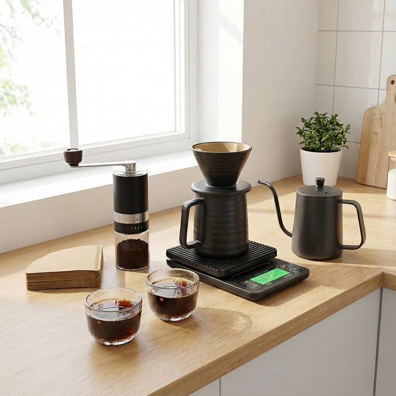 قهوه‌ساز گرین لاین مدل COFFEE MAKERSET G-80