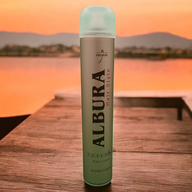 اسپری چسب مو آلبورا مدل Ultra Forte 6 حجم 400 میلی لیتر