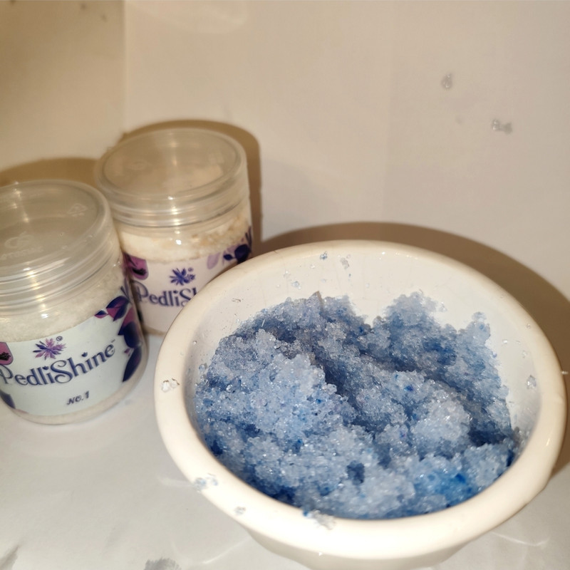 ژل پدیکور پدی شاین مدل Blu1 وزن 90 گرم به همراه پودر حلال پدی شاین مدل Blu1 وزن 125 گرم