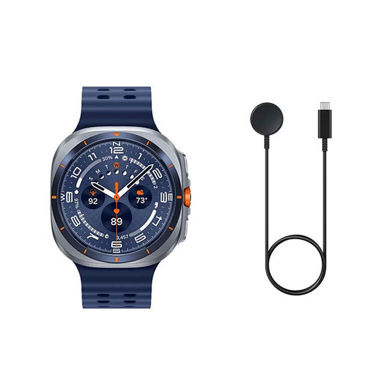 ساعت هوشمند 47 میلی‌متری سامسونگ مدل Galaxy Watch Ultra 2025 با بند مارین