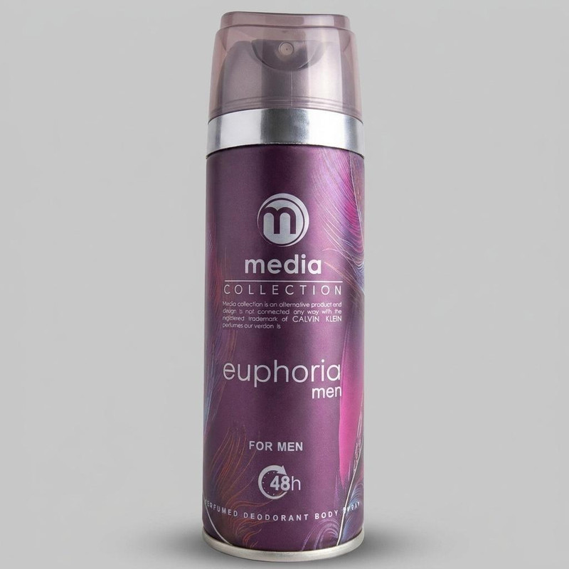 اسپری خوشبو کننده بدن مردانه مدیا مدل Euphoria حجم 200 میلی لیتر