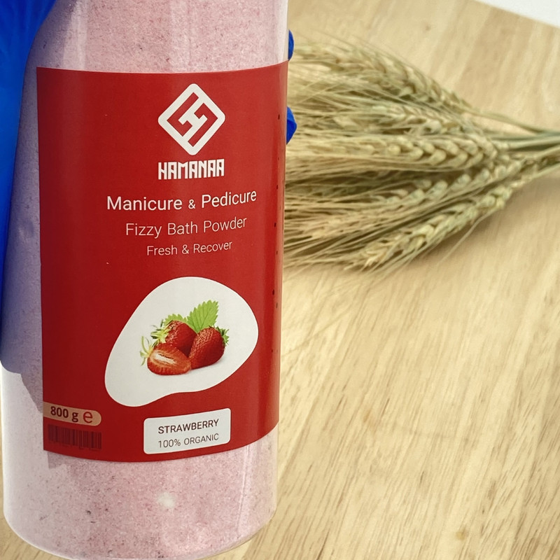 کوکتل پودری هامانا مدل Strawberry وزن 800 گرم