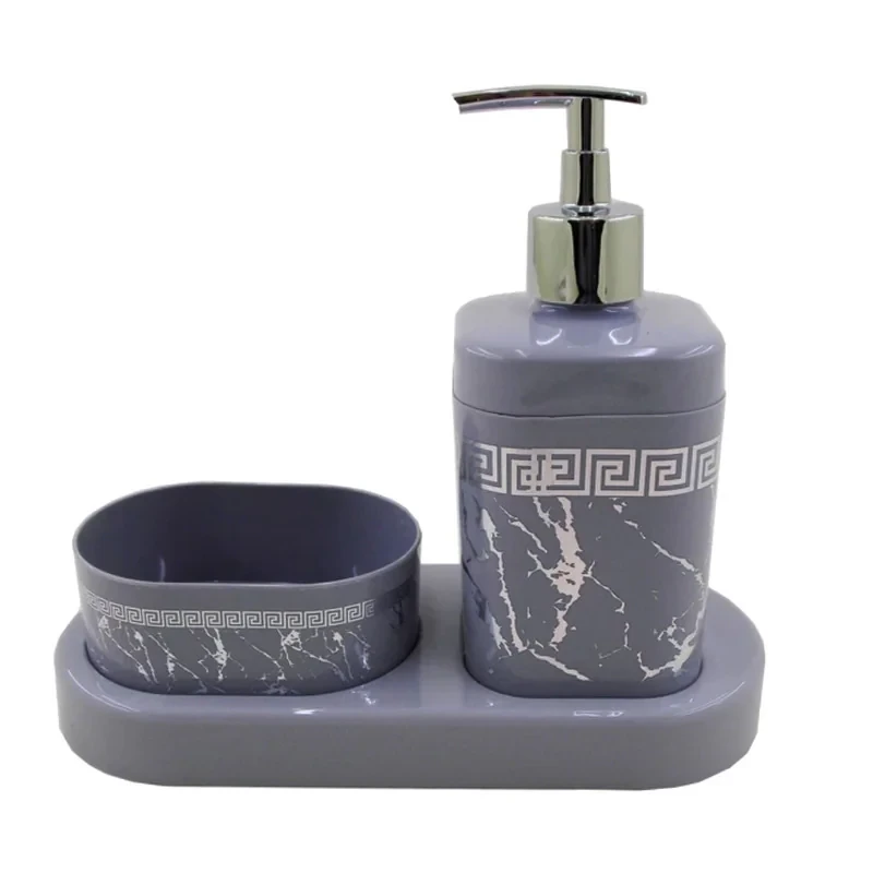 مخزن مایع دستشویی مدل مربع طرح Marble