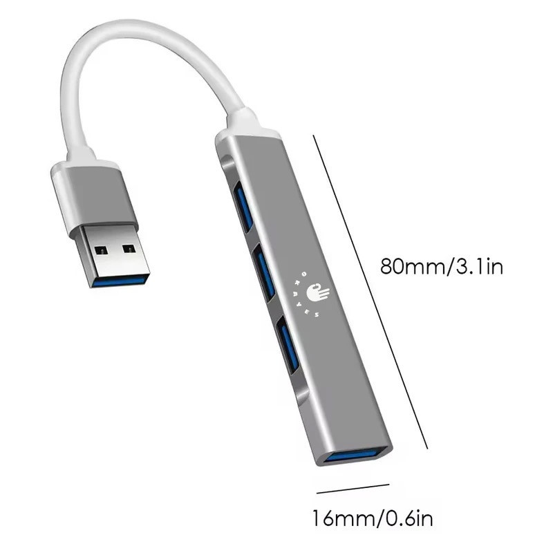 هاب 4 پورت USB 3.0 هارمن مدل OKAYES