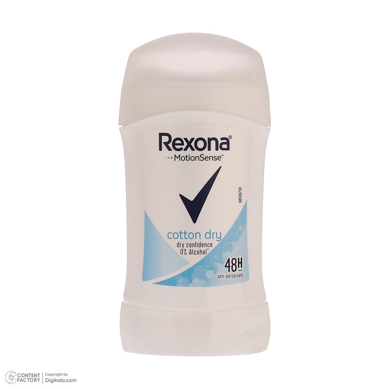استیک ضد تعریق زنانه رکسونا مدل Cotton Dry با رایحه خنک وزن 40 گرم