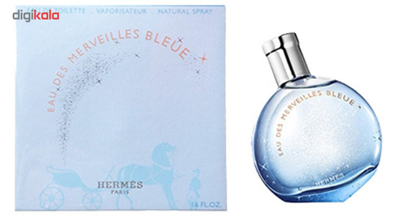 ادو تویلت زنانه هرمس مدل Eau des Merveilles Bleue حجم 100 میلی لیتر