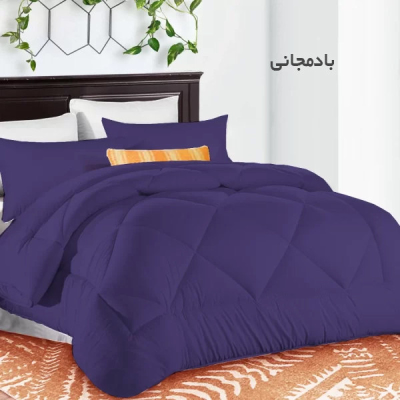 لحاف چیداری مدل میکرو دو نفره سایز 240x220 سانتی متر