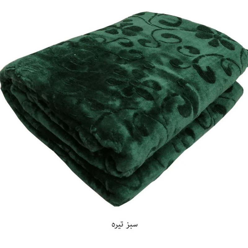 پتو مسافرتی 2 نفر گلبافت مدل فلور گل 5پر سایز 220x180 سانتی‌متر