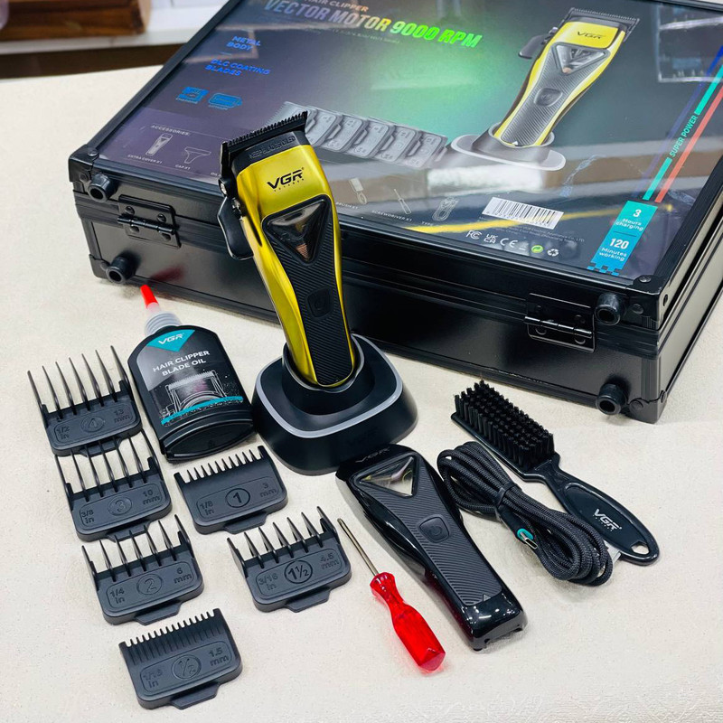 ماشین اصلاح موی سر و صورت وی جی ار مدل V-015