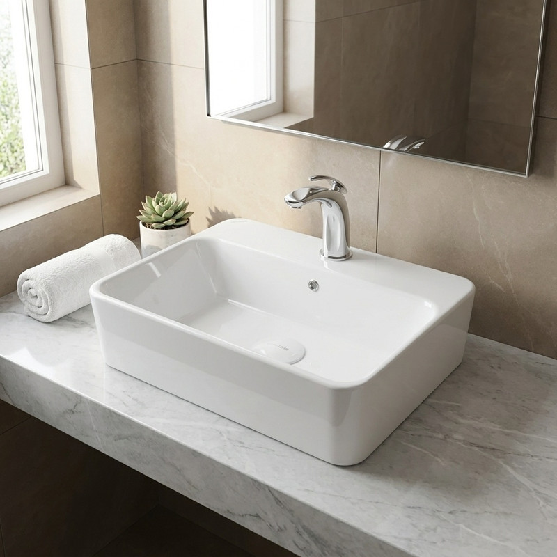 کاسه روشویی چینی کرد مدل فیتونیا کد 60CM