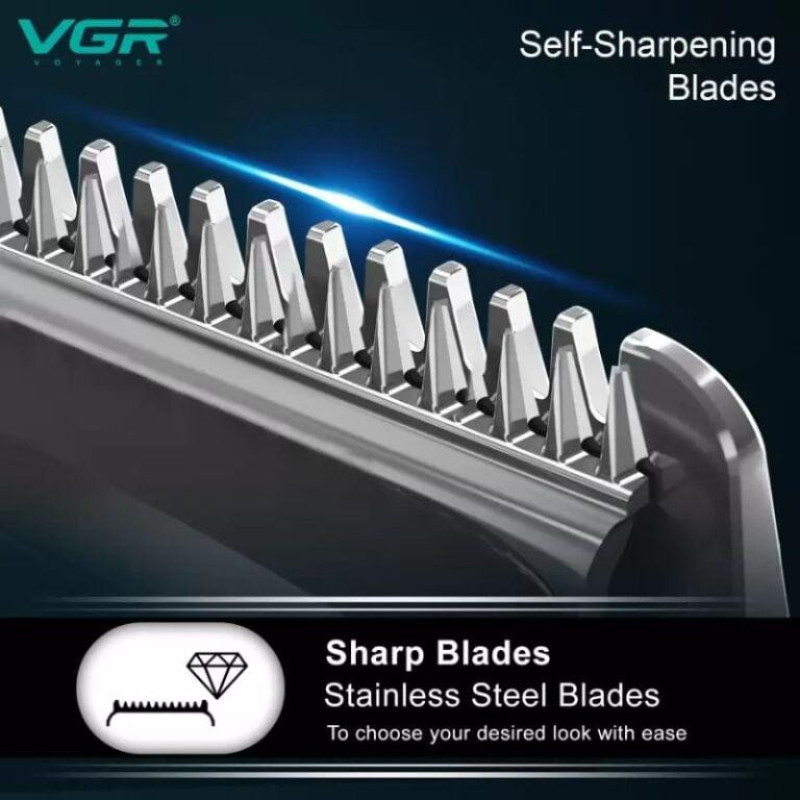 ست ماشین اصلاح موی صورت و بدن وی جی ار مدل V-107