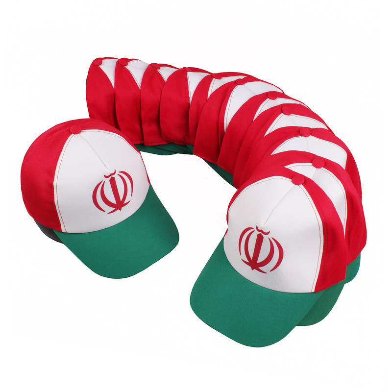 کلاه کپ مدل نقابدار طرح پرچم ایران کد 13483