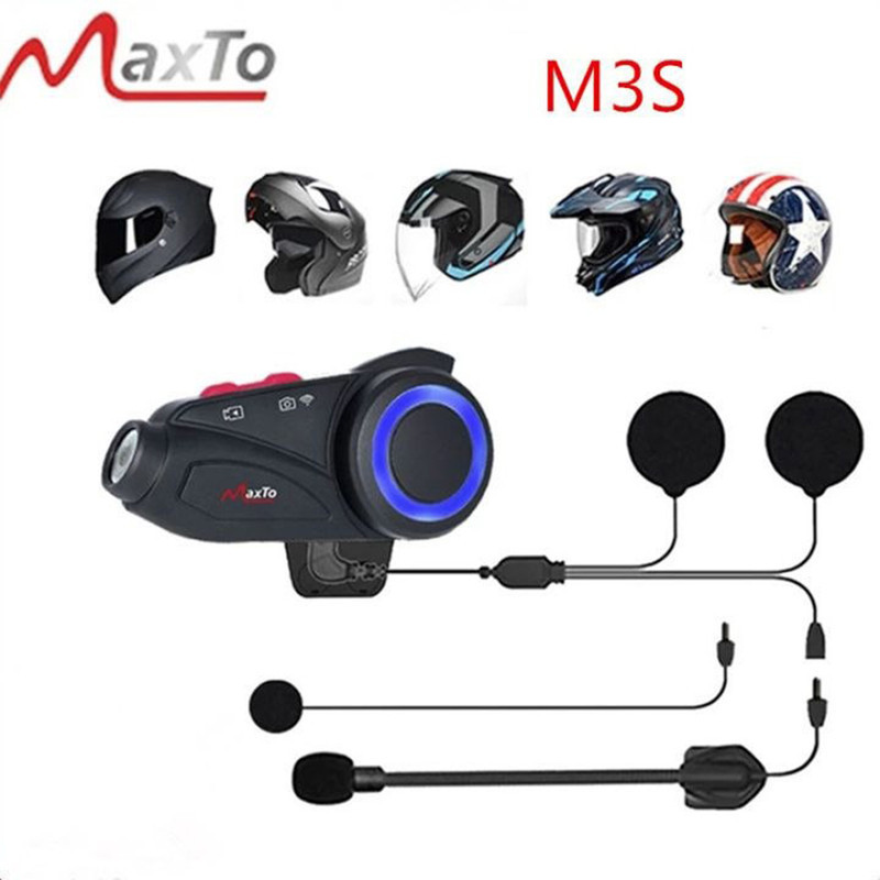 بلوتوث و دوربین ثبت وقایع کلاه کاسکت مکستو مدل M3S