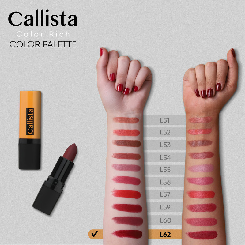 رژ لب جامد کالیستا سری Color Rich شماره L62