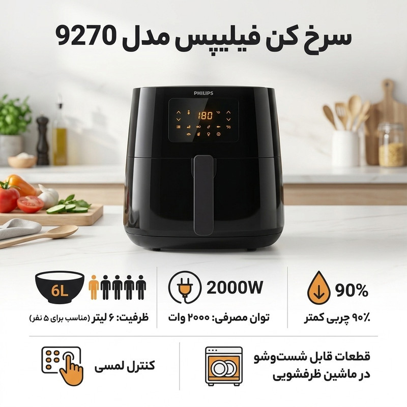 سرخ کن فیلیپس مدل 9270