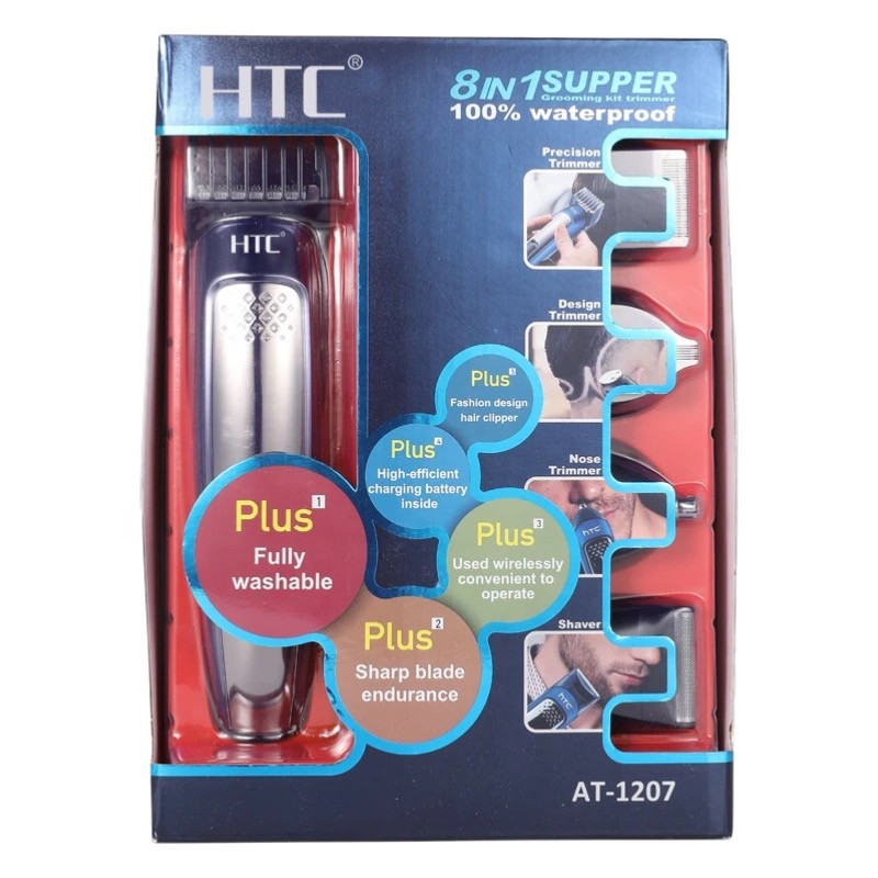 ست ماشین اصلاح موی صورت و بدن اچ تی سی مدل AT-I207