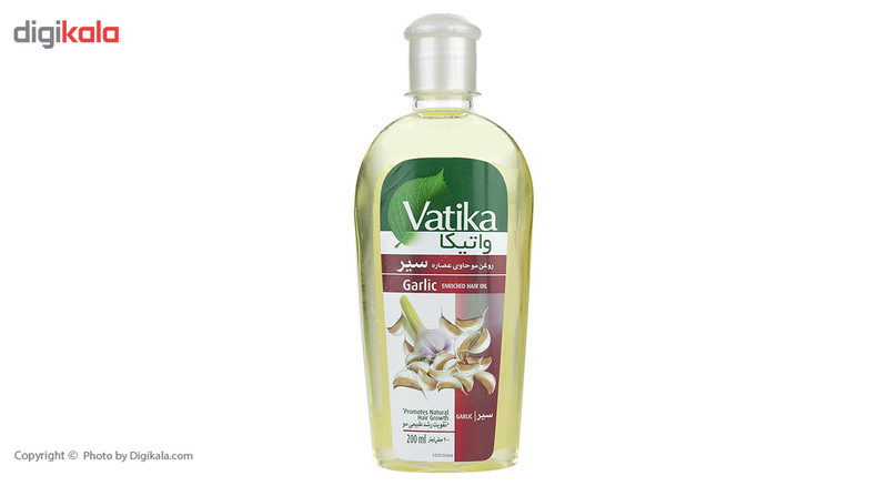 روغن تقویت رشد طبیعی مو واتیکا مدل Garlic حجم 200 میلی لیتر