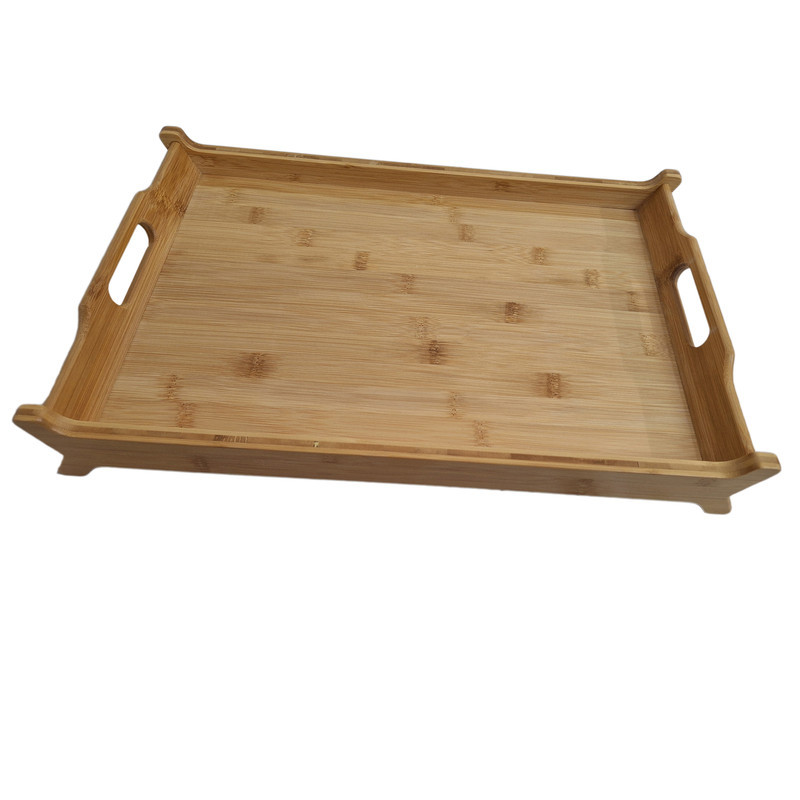 سینی دسته دار مدل بامبو سلطنتی 02 سایز 25×35 سانتی متر