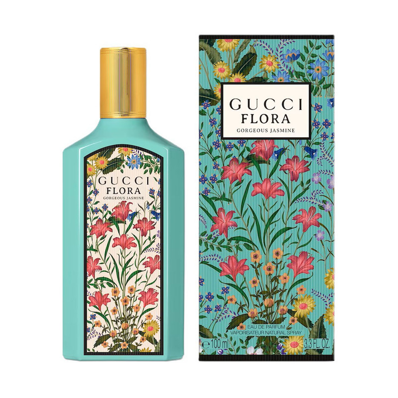ادوپرفیوم زنانه گوچی مدل Flora Gorgeous Jasmine با رایحه خنک حجم 100 میلی‌لیتر