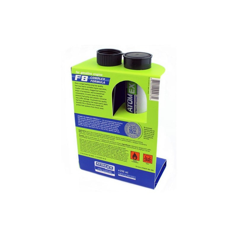 احیاگر سیستم سوخت خودرو اکسادو مدل F8 Complex Formula حجم 250 میلی لیتر
