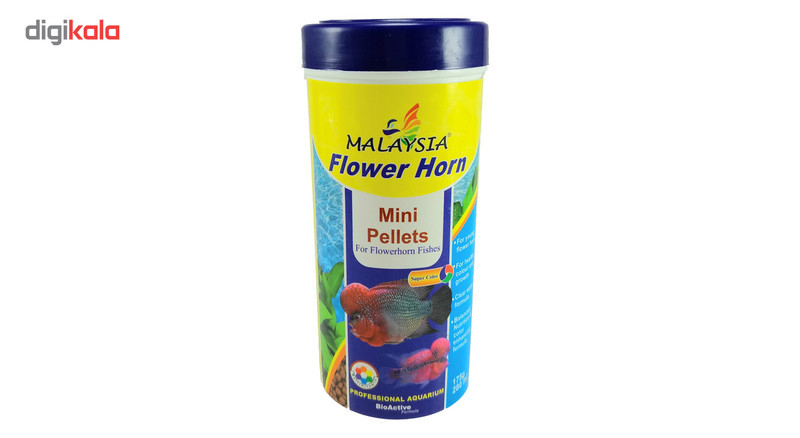 غذای ماهی مالزی مدل Flower Horn وزن 175 گرم