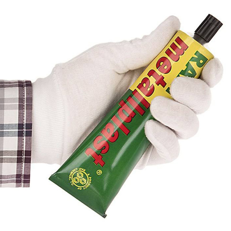 چسب آهن همه کاره رازی مدل Metallplast حجم 100 میلی لیتر