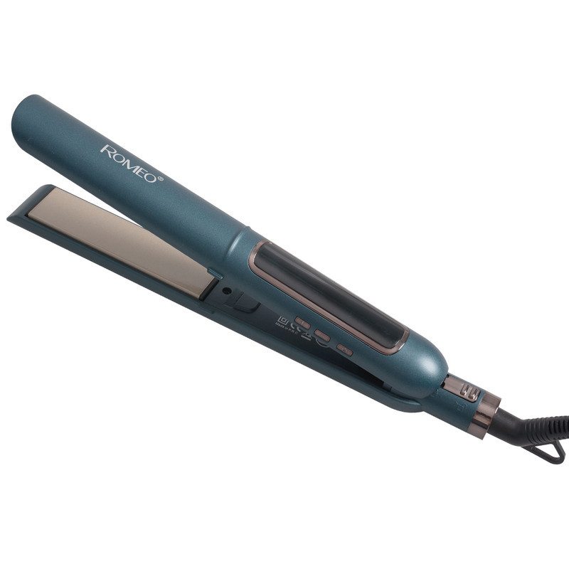اتو مو حرفه ای رومئو مدل RM-5550 به همراه برس حرارتی و فر کننده مو مجموعه سه عددی