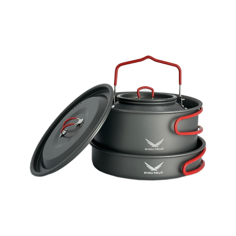 مجموعه ظروف 3 نفره کمپینگ اسنوهاوک مدل SN-T111