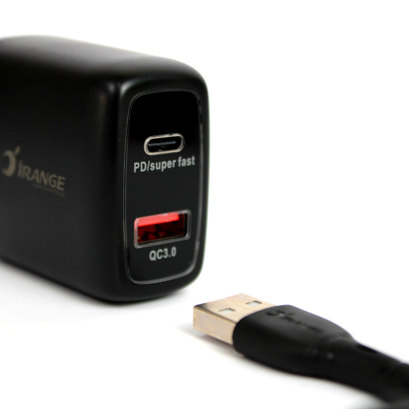 شارژر دیواری 45 وات 2 پورت آیرنج مدل LC 136 به همراه کابل USB‑C