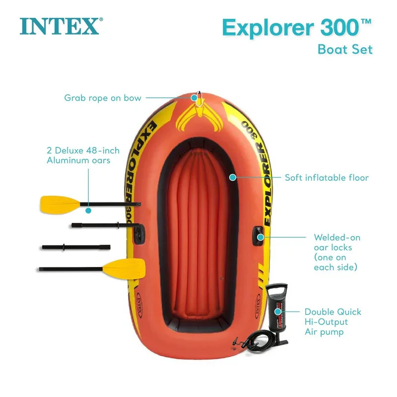 قایق بادی اینتکس مدل Explorer 300 کد 58332