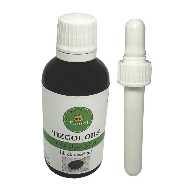 روغن سیاهدانه تیزگل مدل سنتی حجم 50 میلی لیتر