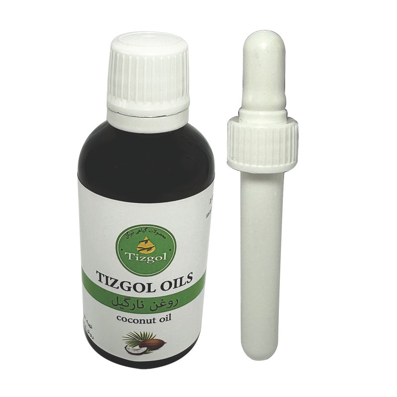 روغن نارگیل تیزگل مدل سنتی حجم 50 میلی لیتر