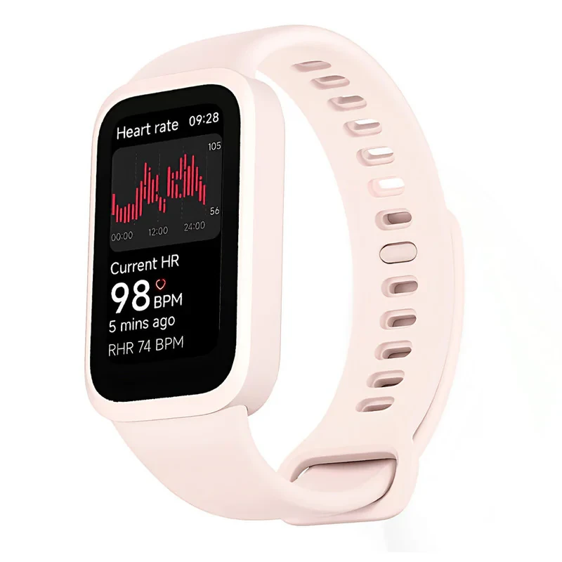 ساعت هوشمند 46 میلی‌متری شیائومی مدل Smart Band 9 Active، کنترل موسیقی، کنترل سطح اکسیژن خون، شمارش ضربان قلب، پایش وضعیت خواب، با بند پلاستیکی