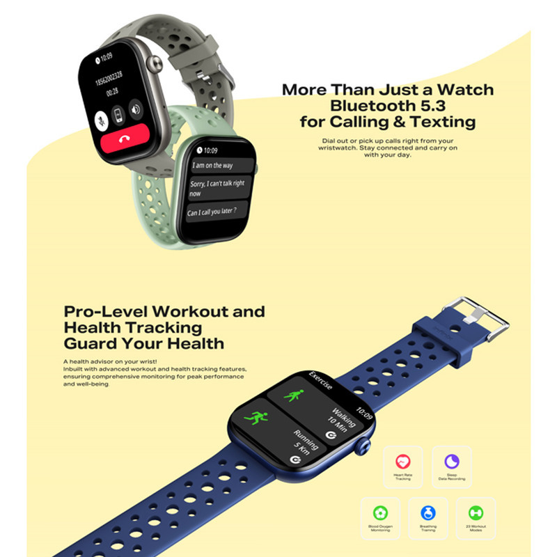 ساعت هوشمند 46 میلی‌متری اینفینیکس مدل XWatch H4 با بند سیلیکونی