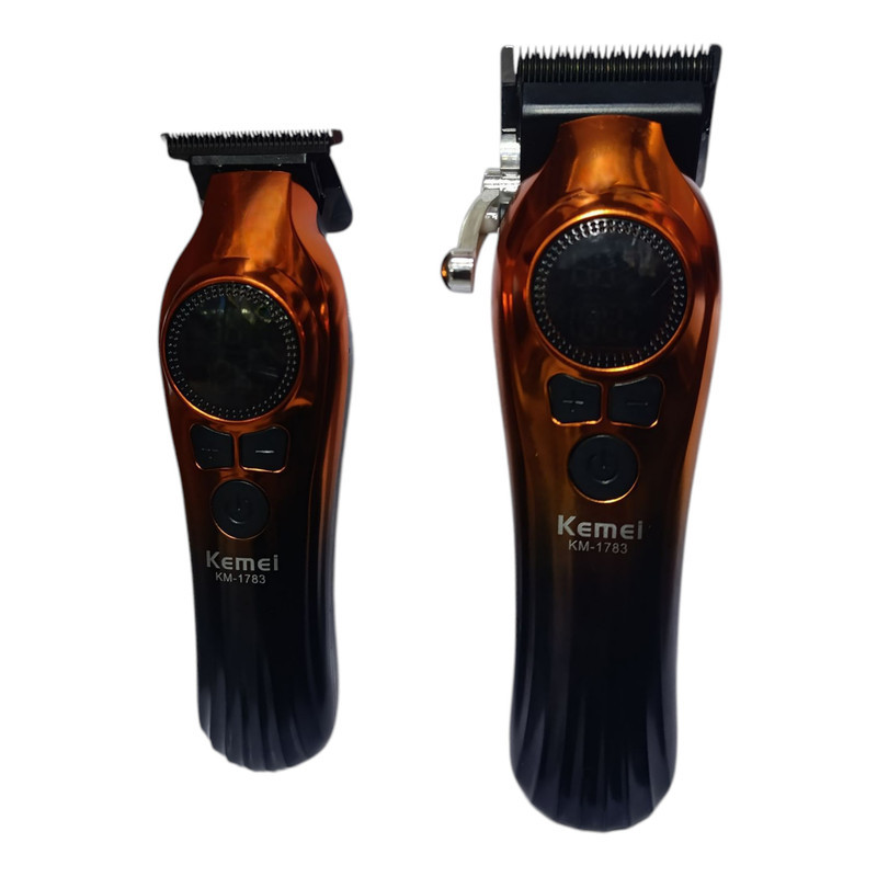 ماشین اصلاح موی سر و صورت شارژی کیمی مدل km-1783 مجموعه 2 عددی