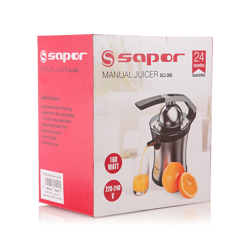 آب مرکبات‌گیر 160 وات ساپر مدل scj_360