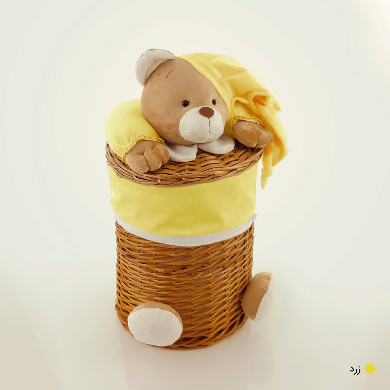 سبد رخت چرک مدل خرس نانان کد SLN-S-S