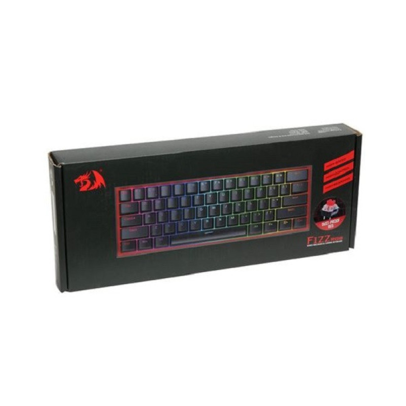 کیبورد مخصوص بازی ردراگون مدل K617 FIZZ RED SWITCH