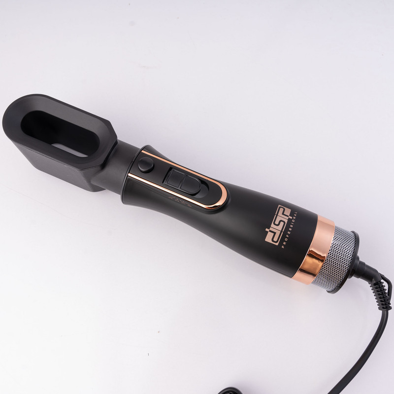 سشوار برس‌دار حالت‌دهنده 800 وات مدل 50172، موتور DC، وزن 300 گرم، دارای سری متمرکز‌کننده پهن، سری شانه‌دار، سری برس‌دار گرد باریک، سری برس‌دار گرد پهن، سری برس‌دار تخت، سری دندانه‌دار با ویژگی فرکنندگی، صاف‌کنندگی، حجم‌دهندگی، با قابلیت باد سرد