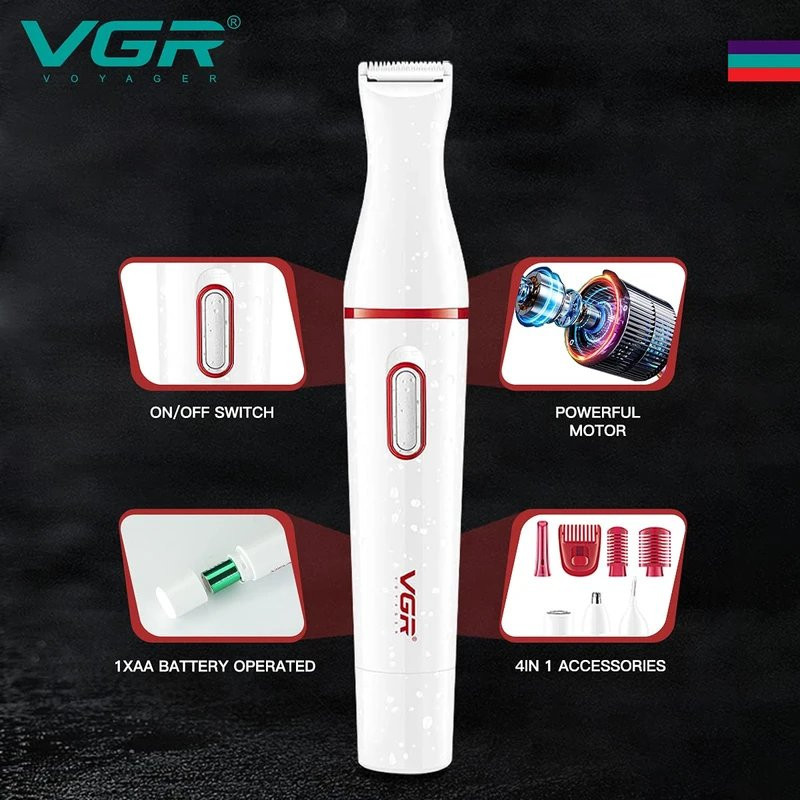 اپیلاتور وی جی ار مدل LADY TRIMMER SET