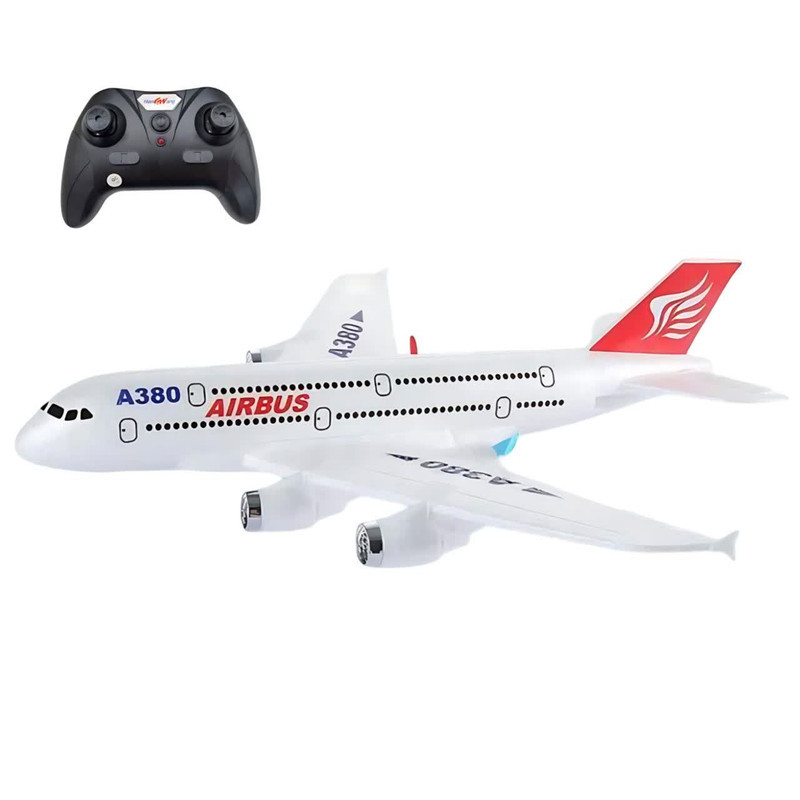 هواپیما بازی کنترلی ناب سل مدل مسافربری شارژی ایرباس کد AIRCRAFT AIRBUS A380  با قابلیت پرواز