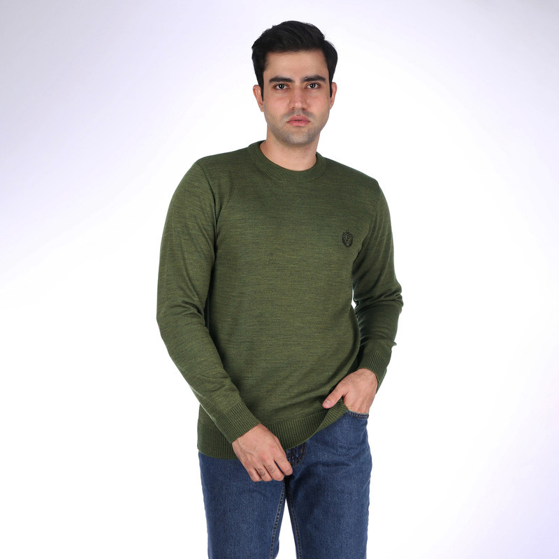پلیور مردانه تریکو پاییزان مدل PR700 ملانژ