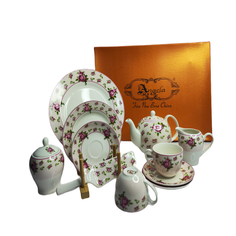 سرویس عصرانه خوری 25 پارچه آنجلا کد zp191