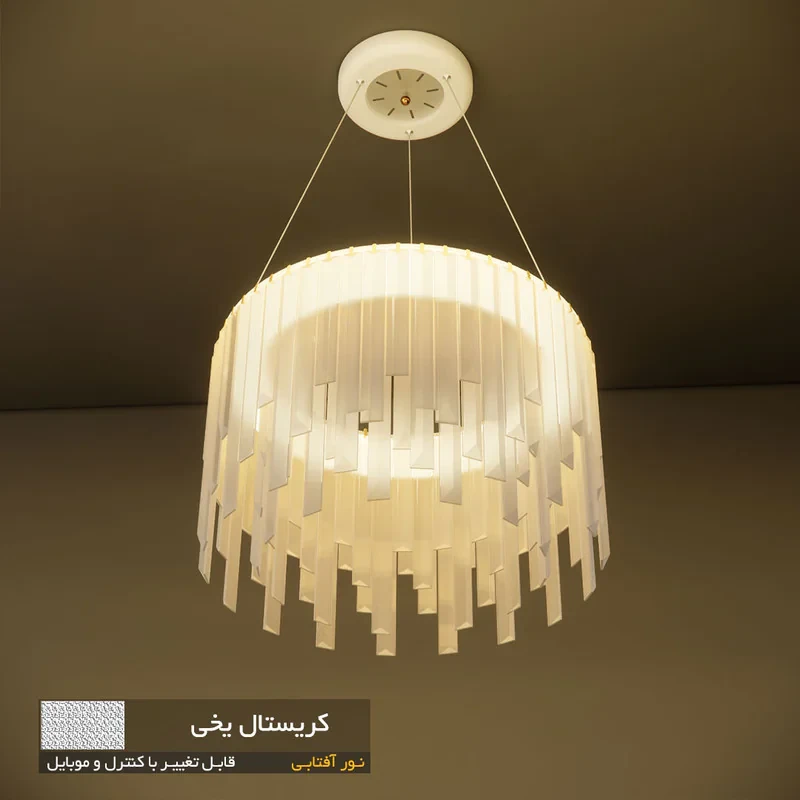 لوستر نورکیا مدل تک حلقه قندیلی کد 1R-40G