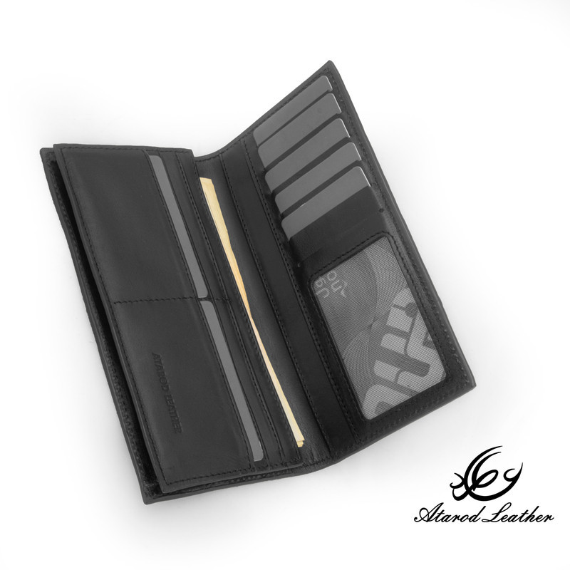 کیف پول چرم عطارد مدل چرم طبیعی کد K45