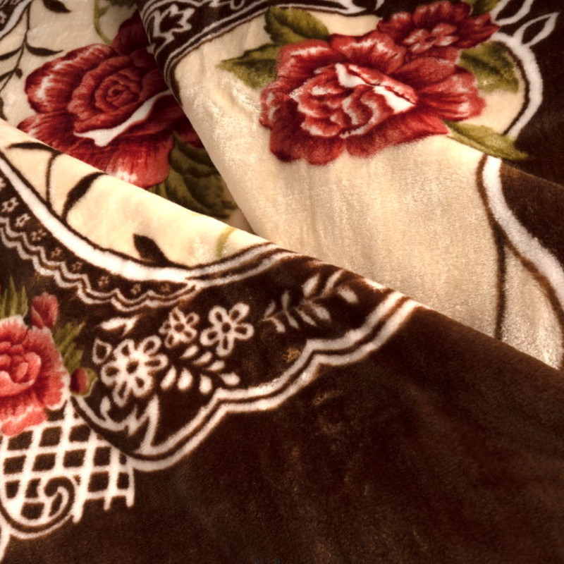 پتو دو نفره گلبافت مدل برتر کد 126 سایز 220x240 سانتی‌متر