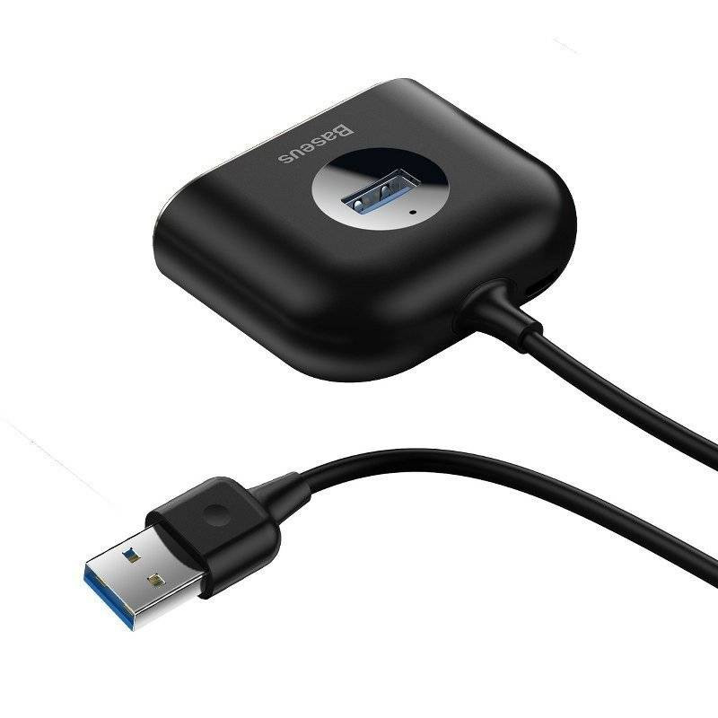 هاب 4 پورت USB باسئوس مدل Square Round