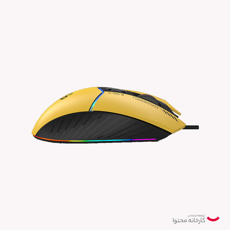 ماوس گیمینگ بلادی مدل  W95 Max Sport Lime Activated